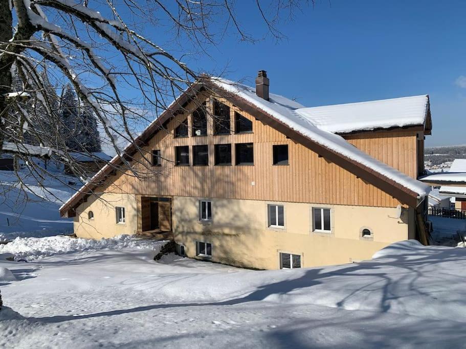 Ancienne Ferme Comtoise 4 Etoiles, 11 Personnes Lac St-Point/Mont D'Or Montperreux Eksteriør bilde
